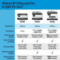 HP - OfficeJet Pro 9135e Wireless All-In-One Inkjet Printer with 3 months of Instant Ink Included... - Alternate Views