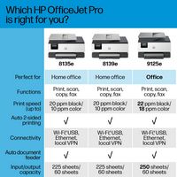 HP - OfficeJet Pro 8135e Wireless All-In-One Inkjet Printer with 3 months of Instant Ink Included... - Alternate Views