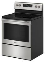Maytag - 5.3 Cu. Ft. Freestanding Electric Range with Steam Clean - Stainless Steel - Alternate Views