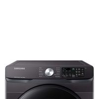 Samsung - 7.5 Cu. Ft. Stackable Smart Electric Dryer with Sensor Dry - Brushed Black - Alternate Views