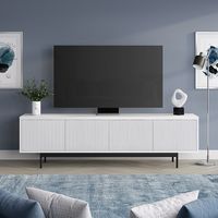Camden&Wells - Whitman TV Stand Fits Most TVs up to 75 inches - White - Alternate Views