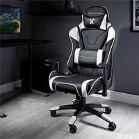 X Rocker - Agility PC Gaming Chair - Black/White - Alternate Views