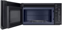 Samsung - 2.1 Cu. Ft. Over-the-Range Microwave with Sensor Cooking and Wi-Fi Connectivity - Matte... - Alternate Views