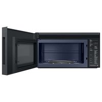 Samsung - Bespoke 2.1 Cu. Ft. Over-the-Range Microwave with Sensor Cooking and Edge to Edge Glass... - Alternate Views