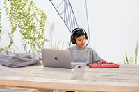 Belkin - SoundForm Inspire Wireless Youth Over-Ear Headset - Black - Alternate Views