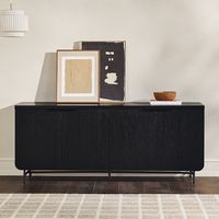 Scandi 4-Door Minimalist Reeded Sideboard - Alternate Views