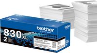 Brother - TN830XL 2-Pack High-Yield Toner Cartridges - Black - Alternate Views