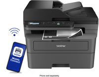 Brother - DCP-L2640DW Wireless Black-and-White Refresh Subscription Eligible 3-in-1 Laser Printer... - Alternate Views