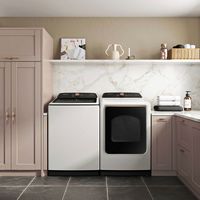 Samsung - 7.4 Cu. Ft. Smart Electric Dryer with Steam and Sensor Dry - Ivory - Alternate Views