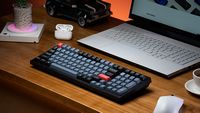 Keychron - K4 Pro Red Switch Mechanical Keyboard Mac or PC - Black - Alternate Views