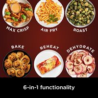 Ninja - Air Fryer Pro XL 6-in-1 with 6.5 QT Capacity - Gray - Alternate Views
