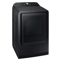 Samsung - Open Box 7.4 Cu. Ft. Smart Gas Dryer with Steam Sanitize+ - Black - Alternate Views