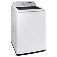 Samsung - Open Box 4.7 Cu. Ft. High-Efficiency Smart Top Load Washer with Active WaterJet - White - Alternate Views