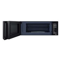 Samsung - Open Box BESPOKE 1.1 cu. ft SLIM Over-the-Range Microwave with 400 CFM Hood Ventilation... - Alternate Views