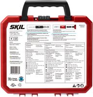 Skil - Rechargeable 4V CordlessPistol Grip Screwdriver with kit - red/black - Alternate Views