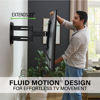 SANUS Elite - Advanced Full-Motion 4D + Shift TV Wall Mount for TVs 32