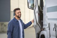 BlueParrott - B250-XTS Wireless Bluetooth Mono Headset with 91% Noise-Cancelling Microphone - Blue - Alternate Views