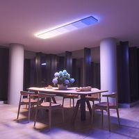 Nanoleaf - Skylight - Smart LED Flush Mount Indoor Ceiling Light Fixture Expansion Pack (1pk) - M... - Alternate Views