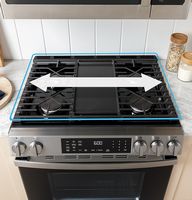 GE - 5.3 Cu. Ft. Freestanding Gas Range with Self-Clean and Steam Cleaning Option and Crisp Mode ... - Alternate Views