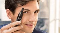 Philips Norelco - Nose Trimmer 5000 for Nose, Ears, Eyebrows Trimming Kit, NT5600/62 - Black/Silver - Alternate Views