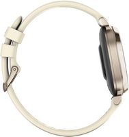 Garmin - Lily 2 Smartwatch 34 mm Anodized Aluminum - Cream Gold with Coconut Silicone Band - Alternate Views