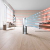 Dyson - Hot+Cool Gen1 HP10 Purifier - White/Silver - Alternate Views