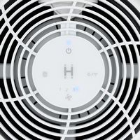 Homedics - Smart True Hepa Odor Reducing Large Room Air Purifier - White - Alternate Views