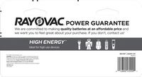 Rayovac - High Energy AAA Batteries (16 Pack), Alkaline Triple A Batteries - Alternate Views