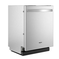 Whirlpool - Top Control Built-In Dishwasher with 3rd Rack and 44 dBA - Stainless Steel - Alternate Views