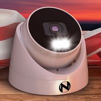 Night Owl - Indoor/Outdoor Add On Wired IP 4K Security Dome Camera with 2-Way Audio - White - Alternate Views