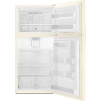 Whirlpool - 19.2 Cu. Ft. Top-Freezer Refrigerator - Biscuit - Alternate Views