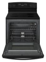 Amana - 4.8 Cu. Ft. Freestanding Electric Range - Black - Alternate Views