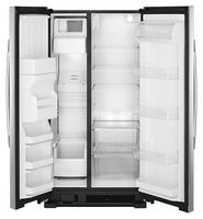 Amana - 21.4 Cu. Ft. Side-by-Side Refrigerator - Stainless steel - Alternate Views