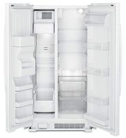 Amana - 21.4 Cu. Ft. Side-by-Side Refrigerator - White - Alternate Views