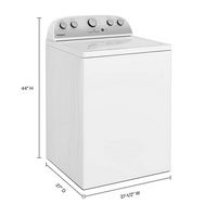 Whirlpool - 3.9 Cu. Ft. Top Load Washer with Water Level Selection - White - Alternate Views