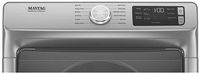 Maytag - 7.3 Cu. Ft. Stackable Electric Dryer with Steam and Extra Power Button - Metallic Slate - Alternate Views