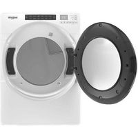 Whirlpool - 7.4 Cu. Ft. Stackable Electric Dryer with Wrinkle Shield Option - White - Alternate Views