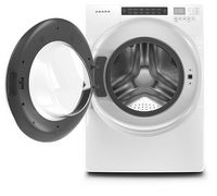 Amana - 4.3 Cu. Ft. High Efficiency Stackable Front Load Washer with 14 Cycle Options - White - Alternate Views