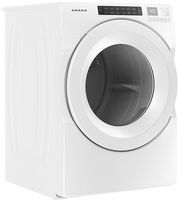 Amana - 7.4 Cu. Ft. Stackable Electric Dryer with Sensor Drying - White - Alternate Views