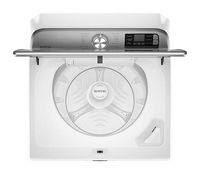 Maytag - 5.2 Cu. Ft. High Efficiency Smart Top Load Washer with Extra Power Button - White - Alternate Views