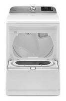 Maytag - 7.4 Cu. Ft. Smart Electric Dryer with Steam and Extra Power Button - White - Alternate Views