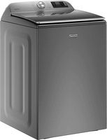 Maytag - 5.3 Cu. Ft. High Efficiency Smart Top Load Washer with Extra Power Button - Metallic Slate - Alternate Views