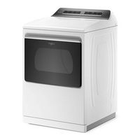 Whirlpool - 7.4 Cu. Ft. Smart Electric Dryer with Steam and Advanced Moisture Sensing - White - Alternate Views