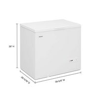 Whirlpool - 9 Cu. Ft. Convertible Freezer to Refrigerator with Baskets - White - Alternate Views