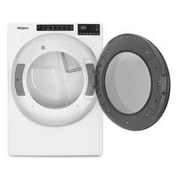 Whirlpool - 7.4 Cu. Ft. Stackable Gas Dryer with Wrinkle Shield - White - Alternate Views