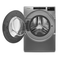 Whirlpool - 5.0 Cu. Ft. High-Efficiency Stackable Front Load Washer with Tumble Fresh - Chrome Sh... - Alternate Views