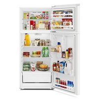 Amana - 16.4 Cu. Ft. Top-Freezer Refrigerator - White - Alternate Views