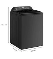 Whirlpool - 5.3 Cu. Ft. High Efficiency Top Load Washer with 2 in 1 Removable Agitator - Volcano ... - Alternate Views