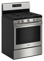 Maytag - 5.0 Cu. Ft. Freestanding Gas Range with High Temp Self Clean - Stainless Steel - Alternate Views