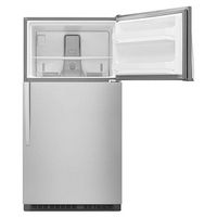 Whirlpool - 20.5 Cu. Ft. Top-Freezer Refrigerator - Monochromatic Stainless Steel - Alternate Views